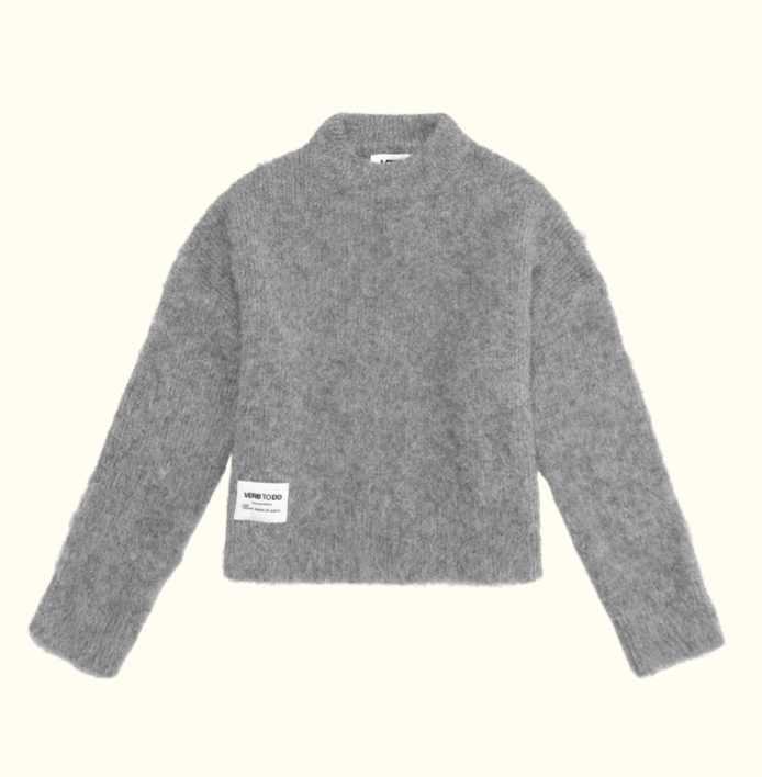 KNITWEAR BOXY GREY VTD S