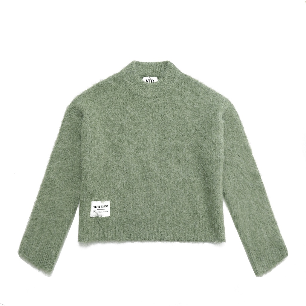 KNITWEAR BOXY GREEN VTD M