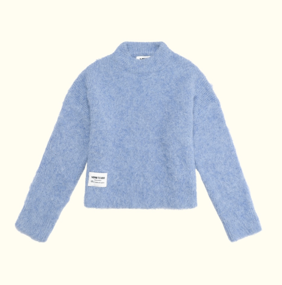 KNITWEAR BOXY BLUE XS