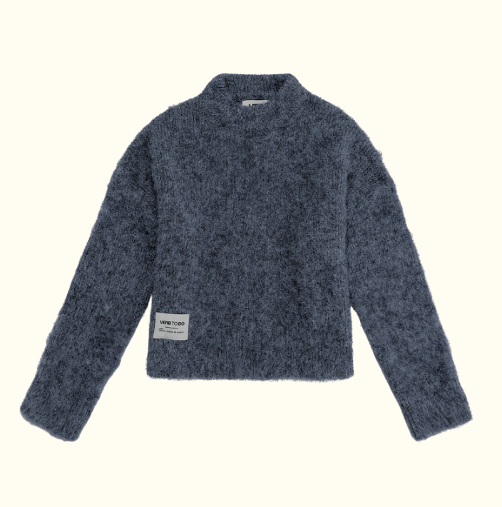 KNITWEAR BOXY BLUE XS