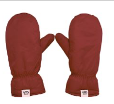 GLOVES MITTS NYLON RED