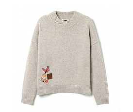 KNITWEAR VTD BEIGE WL-Y1-XL
