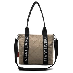 [BVT6] PUFFY SHOPPER brown