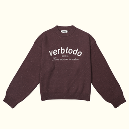 [KVTD-OV-BR-L] KNITWEAR OVERSIZE BROWN VTD L