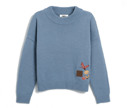 [VTD-JSY-WL-Y2-S] KNITWEAR VTD BLUE WL-Y2-S