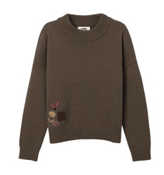 [VTD-JSY-WL-Y3-L] KNITWEAR VTD BROWN WL-Y3-L