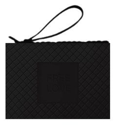 [VTD-CB-PLN-BLCK-08] CLUTCH BAG FREE LOVE AW26-08