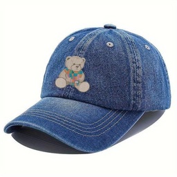 [CAP/VTD/DNM] BASEBALL CAP TEDDY DENIM